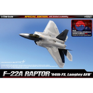 [ACA12527] 1/72 F-22A RAPTOR 94th FS, Langley AFB 미공군 F-22A 랩터