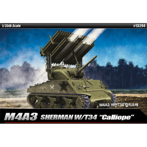 [ACA13294] 1/35 M4A3 SHERMAN W/T34 &quot;Calliope&quot; M4A3 셔먼 W/T34 칼리오페