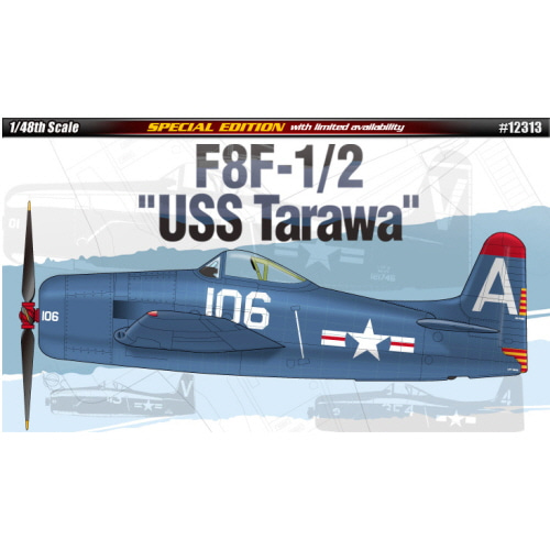 [ACA12313] 1/48 F8F-1/2 USS 타라와 F8F 1/2 USS Tarawa