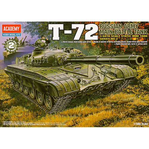 [ACA13006] 1/48 RUSSIAN ARMY BATTLE TANK T-72