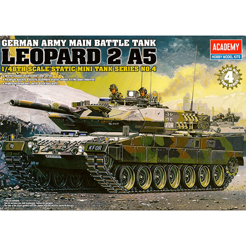 [ACA13008] 1/48 GERMAN ARMY MAIN BATTLE TANK LEOPARD 2 A5 레오파드