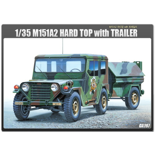 [ACA13012] 1/35 M151A2 HARD TOP with TRALER 하드탑 트레일러